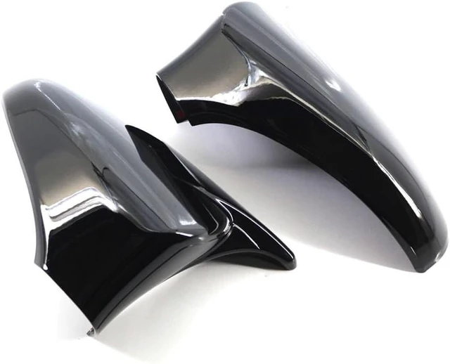 Alt view image 6 of 7 - Gloss Black M Style Mirror Cover Caps Fit for Lexxus IS200t IS250 IS300 ES300h GS350 2014-2020 8791A30D10A0 8791A30D10B1