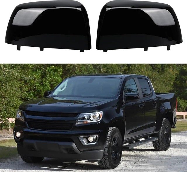 Main image of Glossy Black Mirror Cover Replace for 2015-2022 Chevy Colorado/GMC Canyon