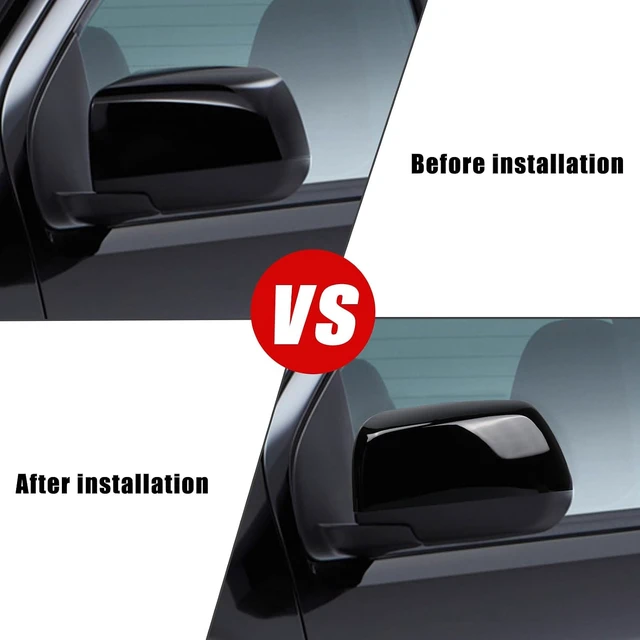 Alt view image 6 of 7 - Glossy Black Mirror Cover Replace for 2015-2022 Chevy Colorado/GMC Canyon