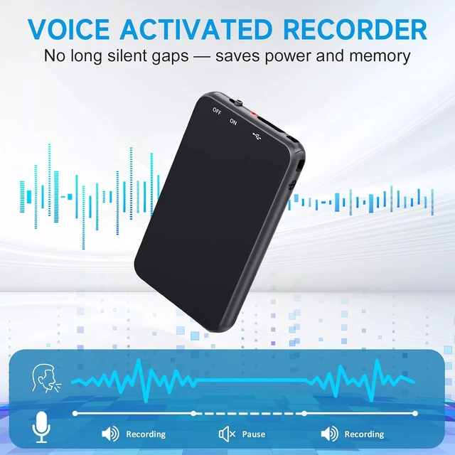 Alt view image 7 of 7 - MINI Metal Voice Recorder, V15 HD Clear Recording Device 32GB