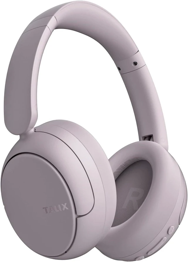 Main image of H30 Hybrid Active Noise Cancelling Headphones, 110H Playtime Hi-Res Audio Bluetooth 6.0 Wireless Over Ear ANC Headphones for Commute/Travel (Purple)