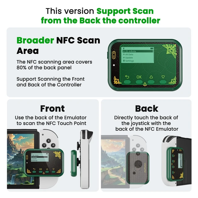 Alt view image 2 of 7 - NFC Emulator, Unlimited Scan, Support 50+ Games, Rechargeable