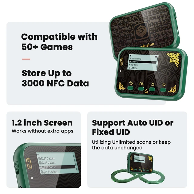 Alt view image 4 of 7 - NFC Emulator, Unlimited Scan, Support 50+ Games, Rechargeable