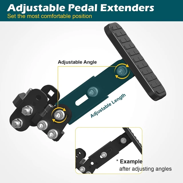 Alt view image 3 of 6 - Gas and Brake Pedal Extenders for Short Drivers Driving Cars