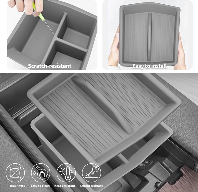 Alt view image 4 of 7 - Center Console Organizer for Toyota Sienna 2021-2026 Accessories