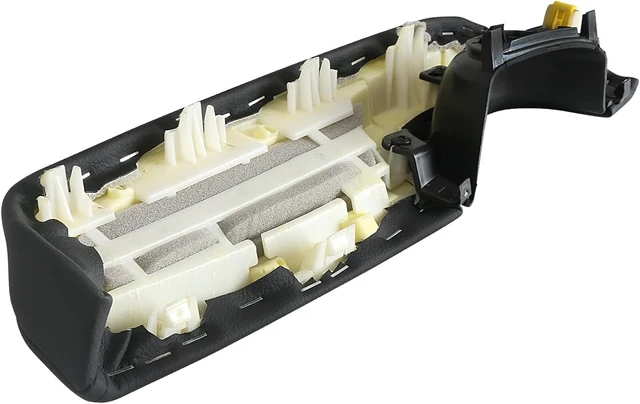 Alt view image 3 of 5 - Front Left Driver Door Leather Arm Rest Compatible with Nissan Altima 2007-2012 Inner Door Armrest Panel Trim