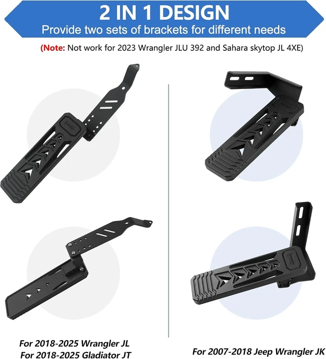Alt view image 3 of 7 - Dead Pedal Foot Rest Pad Aluminum Alloy