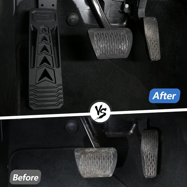 Alt view image 4 of 7 - Dead Pedal Foot Rest Pad Aluminum Alloy