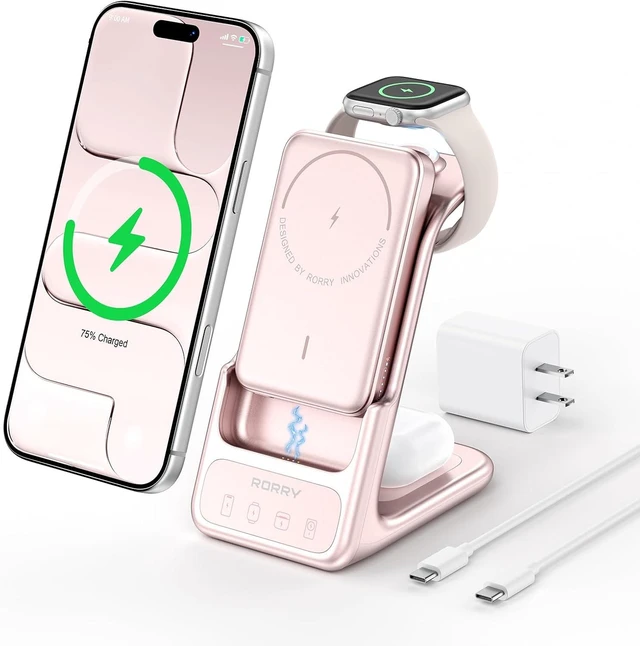 Main image of AuraDock Charging Station for ,5000mAh Detachable Power Bank