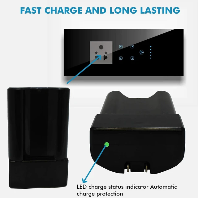 Alt view image 6 of 7 - (Pack of 2 Rechargeable Megaphone Battery