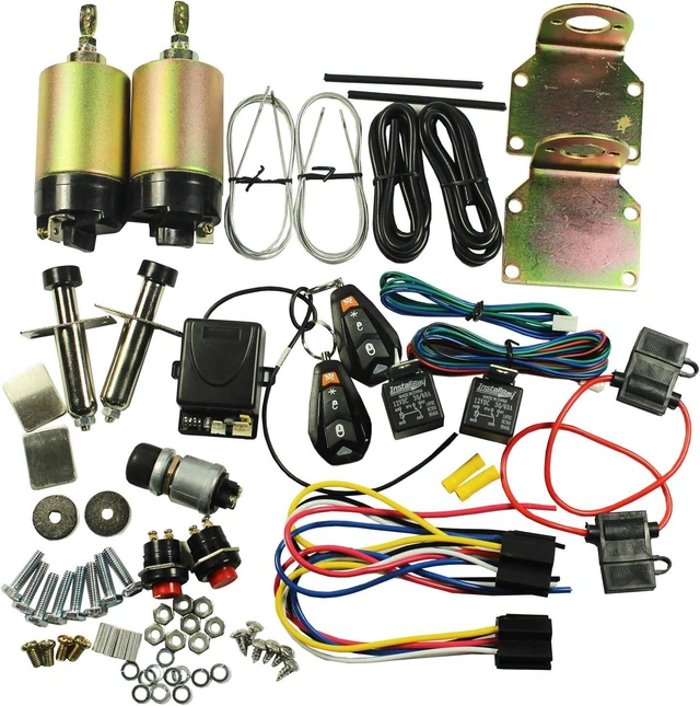 Main image of Shaved Handle Door Popper 2 Door Kit for 85 lb with Remote One Set