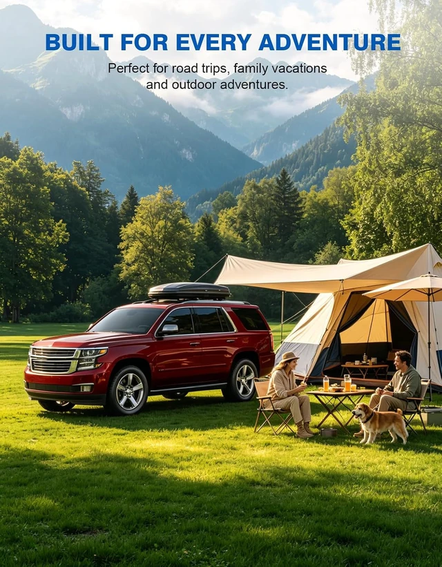 Alt view image 4 of 7 - Roof Rack Cross Bars for 15-20 Chevy Tahoe & Suburban & Yukon & Escalade