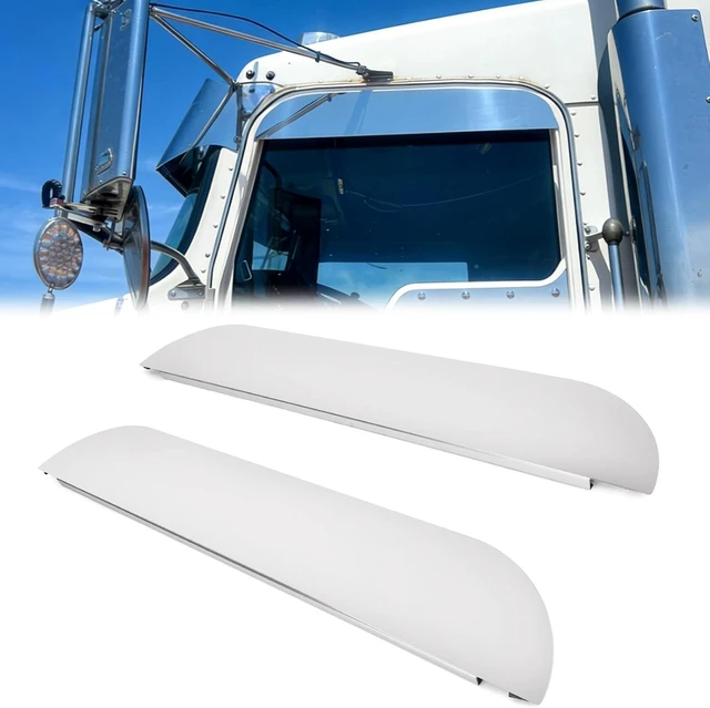 Main image of 2PCS 5" Chopped Window Trim Fit for Peterbilt 379 386 389 2005+