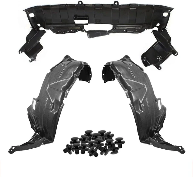 Main image of Fender Liner & Lower Engine Under Cover Set w/Clips For 2005-2006 CR-V Front Driver & Passenger Side Left Right HO1228131 HO1248116 HO1249116 74111S9A010 74150S9A000 74100S9A000