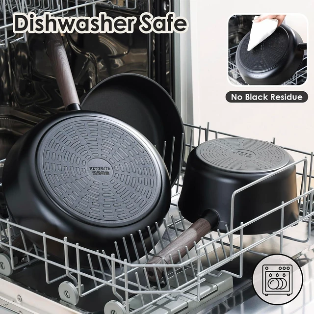 Alt view image 4 of 7 - 15Pcs Nonstick Cookware Set, Non-toxic Pots and Pans Set