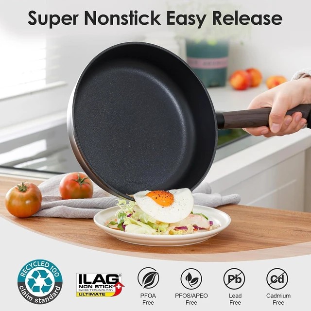Alt view image 5 of 7 - 15Pcs Nonstick Cookware Set, Non-toxic Pots and Pans Set