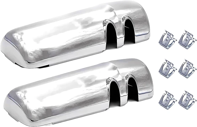 Main image of Chrome Door Mirror Covers fit 2013-2020 Kenworth T680/T880/W990