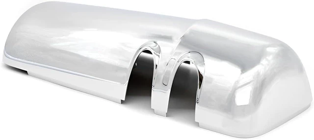 Alt view image 4 of 7 - Chrome Door Mirror Covers fit 2013-2020 Kenworth T680/T880/W990