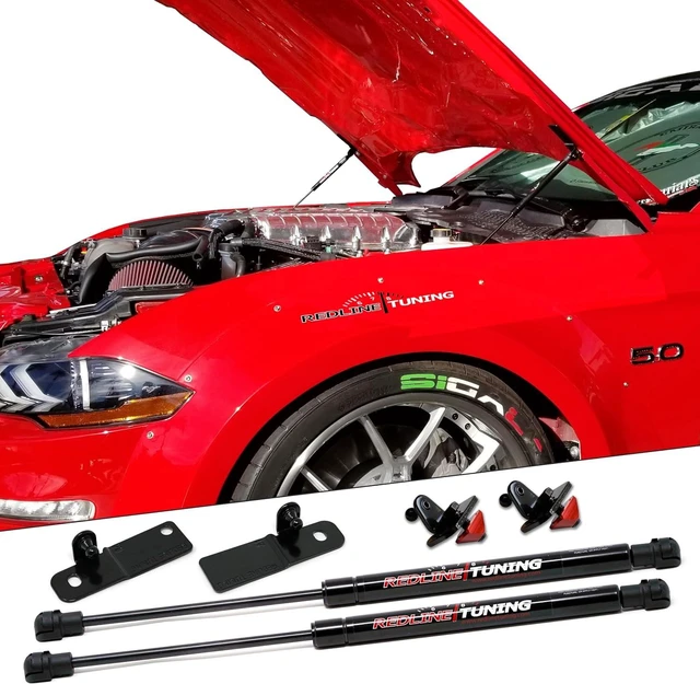 Main image of 21-11035-02 Hood Quicklift Plus Fits Ford Mustang 2015-2023