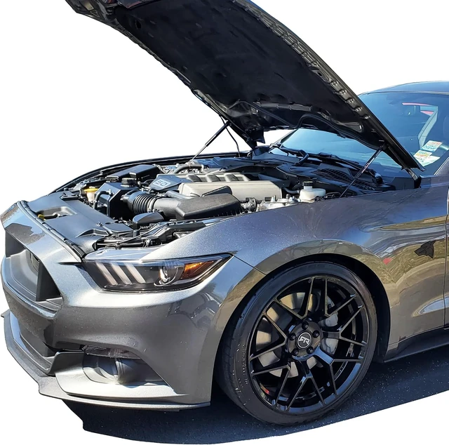 Alt view image 4 of 7 - 21-11035-02 Hood Quicklift Plus Fits Ford Mustang 2015-2023