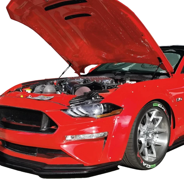 Alt view image 6 of 7 - 21-11035-02 Hood Quicklift Plus Fits Ford Mustang 2015-2023