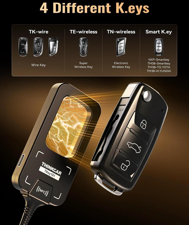 Alt view image 3 of 7 - TKEY101 Key Fob Replacement Kits for Vehicles
