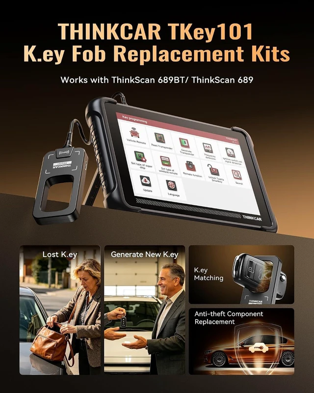 Alt view image 5 of 7 - TKEY101 Key Fob Replacement Kits for Vehicles