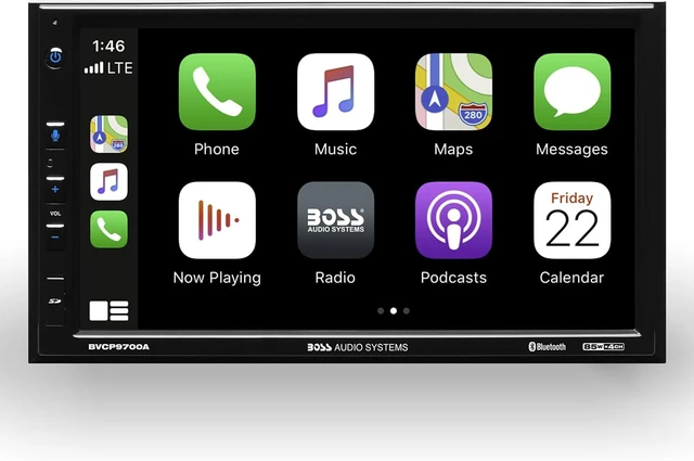 Main image of BVCP9700A CarPlay Android Car Stereo, 7 Inch Touchscreen