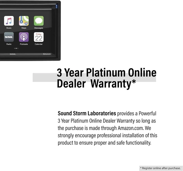 Alt view image 5 of 6 - BVCP9700A CarPlay Android Car Stereo, 7 Inch Touchscreen
