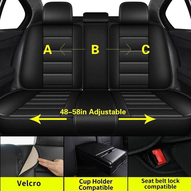 Alt view image 2 of 7 - Car Seat Covers for Nissan Rogue Sport 2017-2022 Full Set(5 Seats)