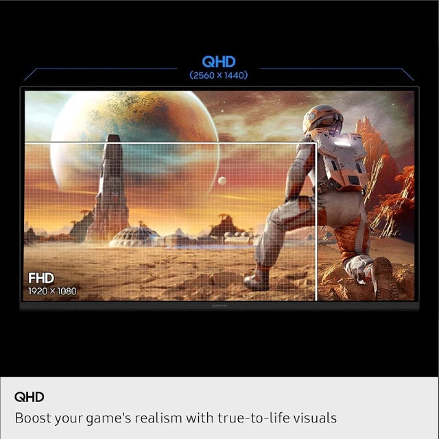 Alt view image 4 of 7 - Odyssey G5 (G50F) Series 32" QHD Gaming Monitor