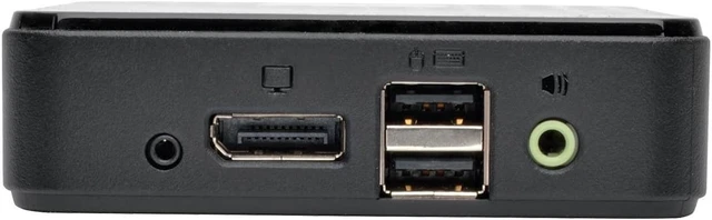 Alt view image 2 of 5 - TRIPP LITE 2-Port Display Port 1.2 KVM Switch with Audio (B004-DP2UA2-K)