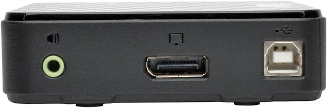 Alt view image 3 of 5 - TRIPP LITE 2-Port Display Port 1.2 KVM Switch with Audio (B004-DP2UA2-K)