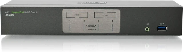 Alt view image 3 of 4 - IOGEAR 4-Port Dual View Dual-Link DVI KVMP Switch with Audio, w/Full Set of Cables,(GCS1644 TAA Compliant)