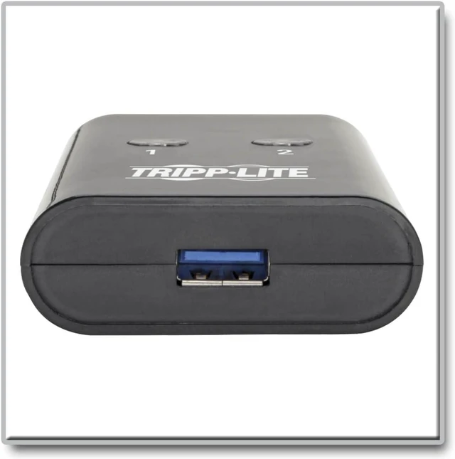 Alt view image 4 of 5 - Tripp Lite 2 Port USB Switch, USB 3.0 Peripheral Switch, SuperSpeed 5 Gbps, Black, 3 Year Warranty (U359-002)