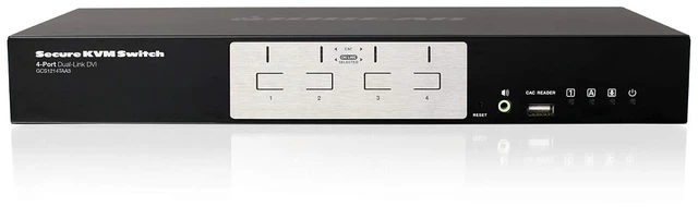 Alt view image 2 of 3 - IOGEAR 4-Port Dual-Link DVI Secure KVM Switch (TAA)