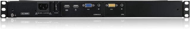 Alt view image 3 of 3 - IOGEAR 18.5" Widescreen Short Depth LCD Console with Audio (TAA Compliant) GCL1900W