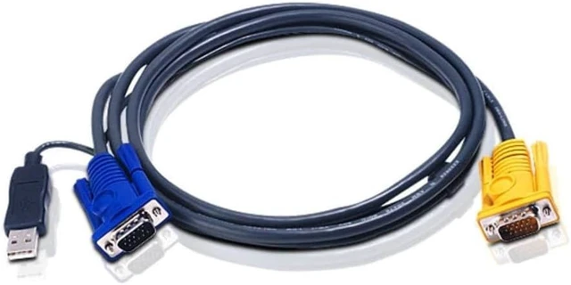 Alt view image 2 of 4 - ATEN 2L-5203UP 10ft. USB Intelligent KVM Cable