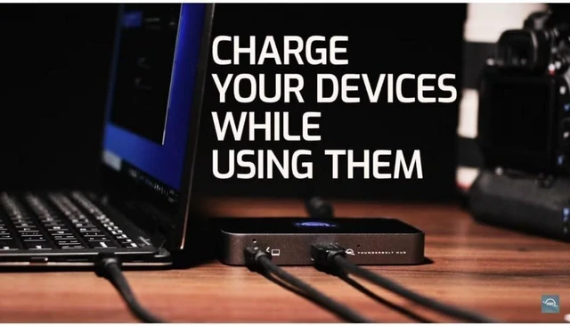Alt view image 4 of 5 - OWC Thunderbolt Hub 5-Port Connectivity Solution