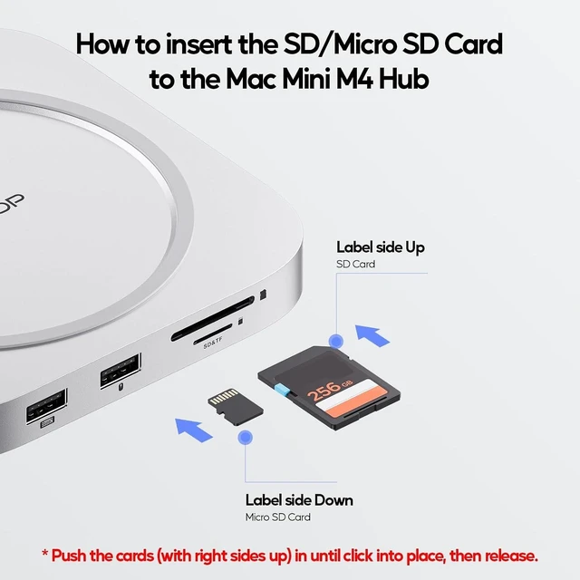 Alt view image 5 of 7 - Mac mini M6, M5 Pro, M4/ M4 Pro Hub & Dock with HDMI 4K & 8TB M.2 SSD Case