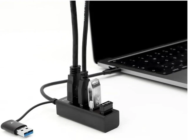Alt view image 2 of 3 - Delock 4 Port USB 3.2 Gen 1 Hub with USB Type-C or USB Type-A Port