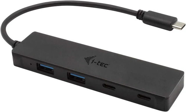 Main image of i-tec USB-C Metal HUB 2x USB 3.0 + 2x USB-C