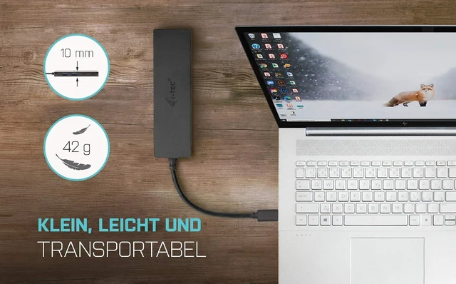 Alt view image 2 of 7 - i-tec USB-C Metal HUB 2x USB 3.0 + 2x USB-C
