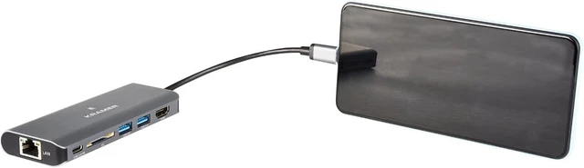 Alt view image 3 of 7 - Kramer KDock-2 USB-C Hub Multiport Adapter