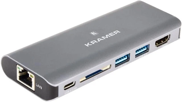 Alt view image 7 of 7 - Kramer KDock-2 USB-C Hub Multiport Adapter