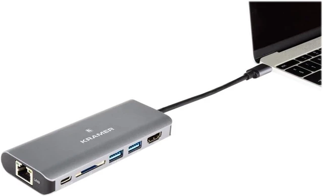 Alt view image 6 of 7 - Kramer KDock-2 USB-C Hub Multiport Adapter