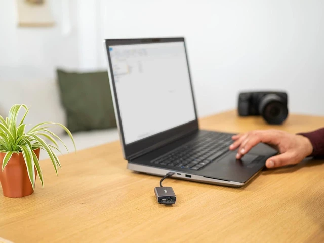 Alt view image 4 of 7 - Trust Dalyx Fast USB Cardreader, Fast USB 3.2 Gen 1 with USB-C Connector, 104 MB/s with Compatible UHS-I Cards, (Micro) SD, SDHC and SDXC up to 2 TB, MacBook, PC, Laptop, Chromebook