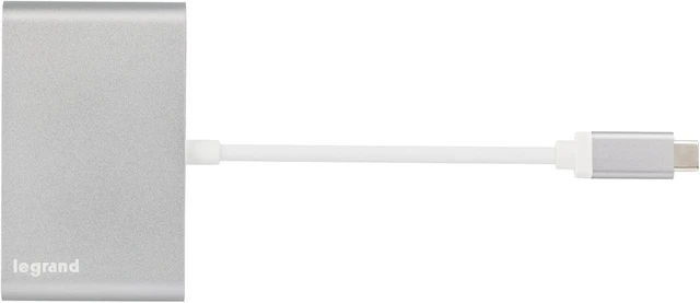 Alt view image 2 of 6 - LEGRAND, USB-C HUB/Multi Adapter with Charging Port, 3X USB 3.1 with 1.5 Gbps and 1x USB-C Charging Port for e.g. MacBook, ASUS Zenbook, Chromebook, Pixel etc., 050694