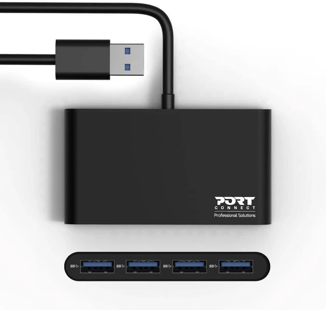 Alt view image 4 of 7 - PORT DESIGNS 900121 USB HUB 4 Ports 3.0 - (Components > USB Hubs)