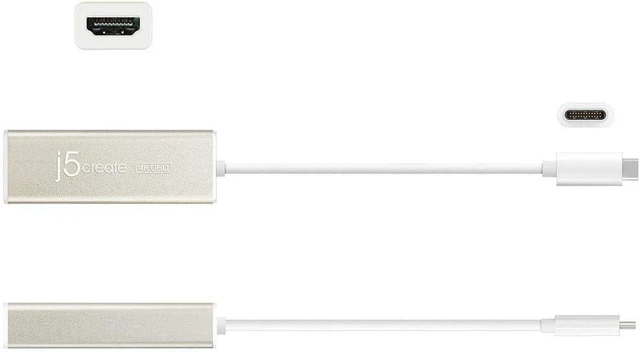 Alt view image 2 of 7 - j5create USB Type-C to 4K HDMI Adapter JCA153 / 4K @60 Hz/for MacBook, Chromebook, Type C Laptops